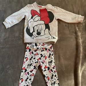 H&M Minnie Mouse Toddler Sweatsuit